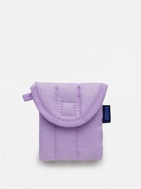 Baggu lavender puffy earbuds/airpods case